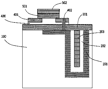 An electric leakage process automatic control dynamic random access memory cell with SOI structure