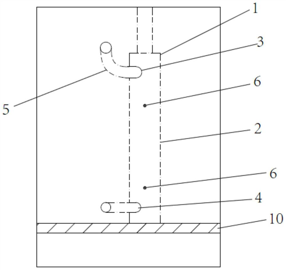 Preparation method of endoscopic hole channel for sleeve grouting connection construction quality detection