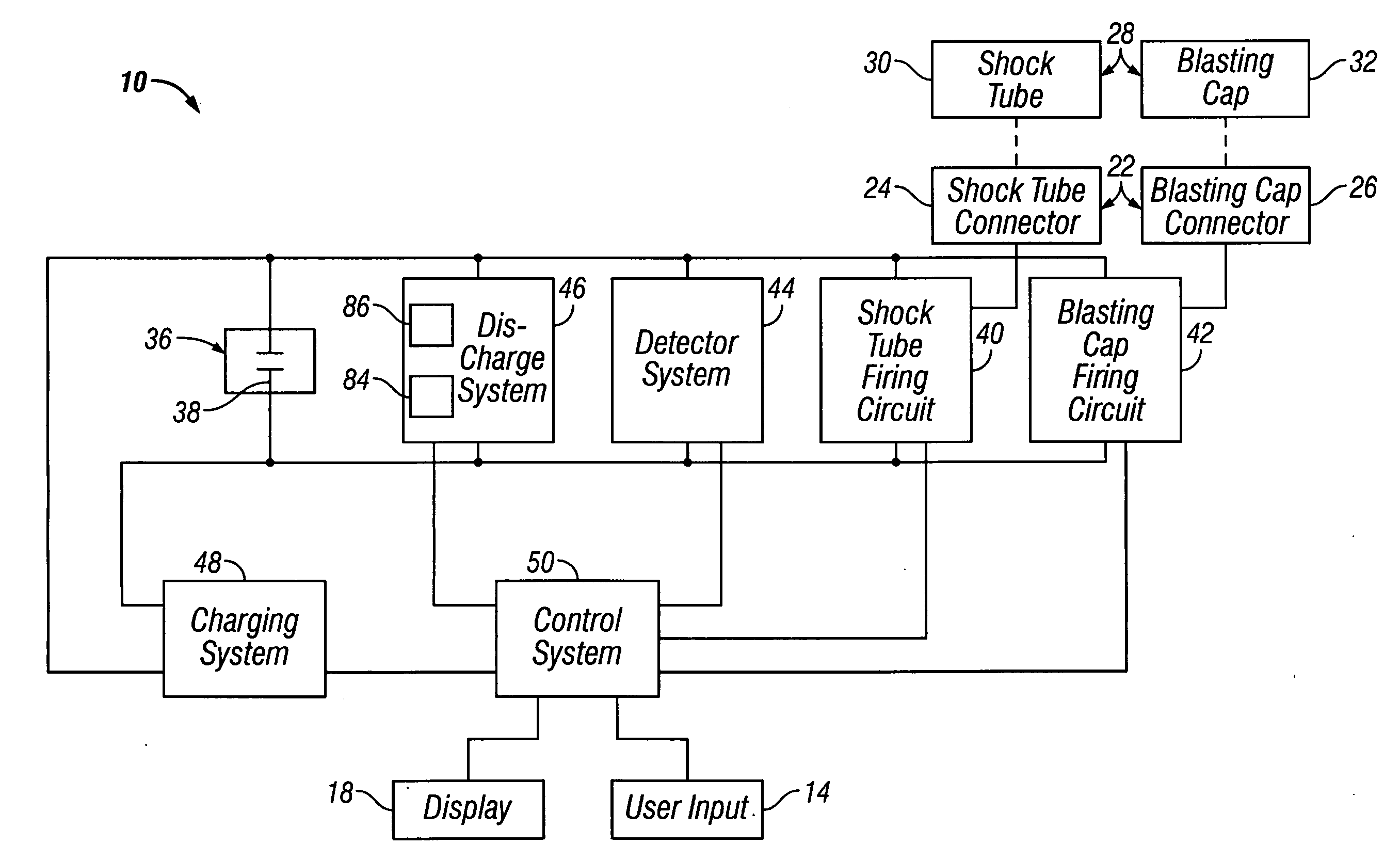 Electronic firing systems and methods for firing a device