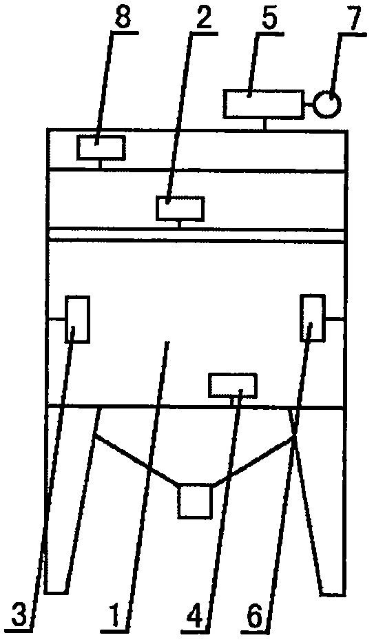 Assembly for adjusting and controlling operation resistance of pulse-type dust collector