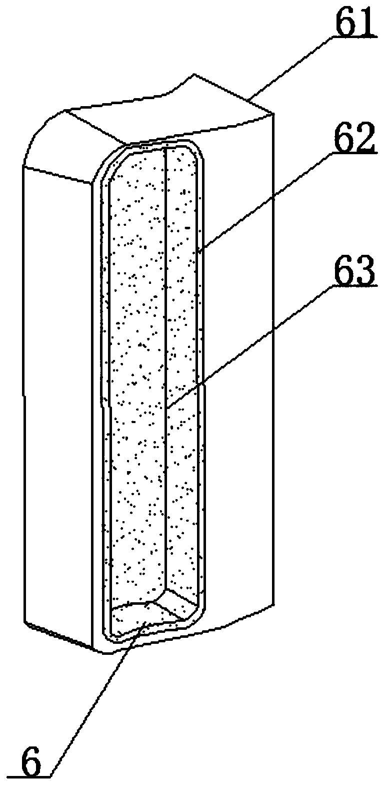 Aluminum template processing and friction-welding method