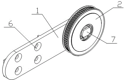Gear fixing device for forklift