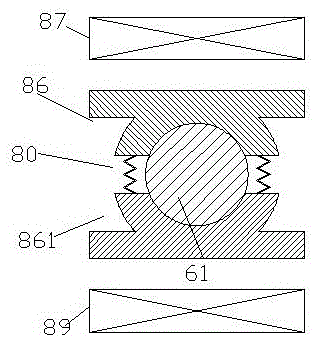 Compression fixing device for transport vehicle and operation method thereof