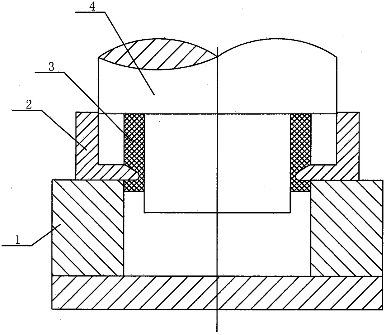 Axial-radial flow dividing extrusion forming method for thin-walled wide-flange vertical bar tubular member