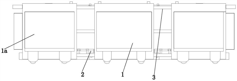 Auxiliary installation device for parking lot gate road deceleration strip