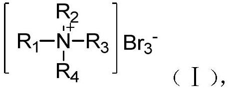 Active bromine quaternary ammonium salt as well as preparation method and application thereof