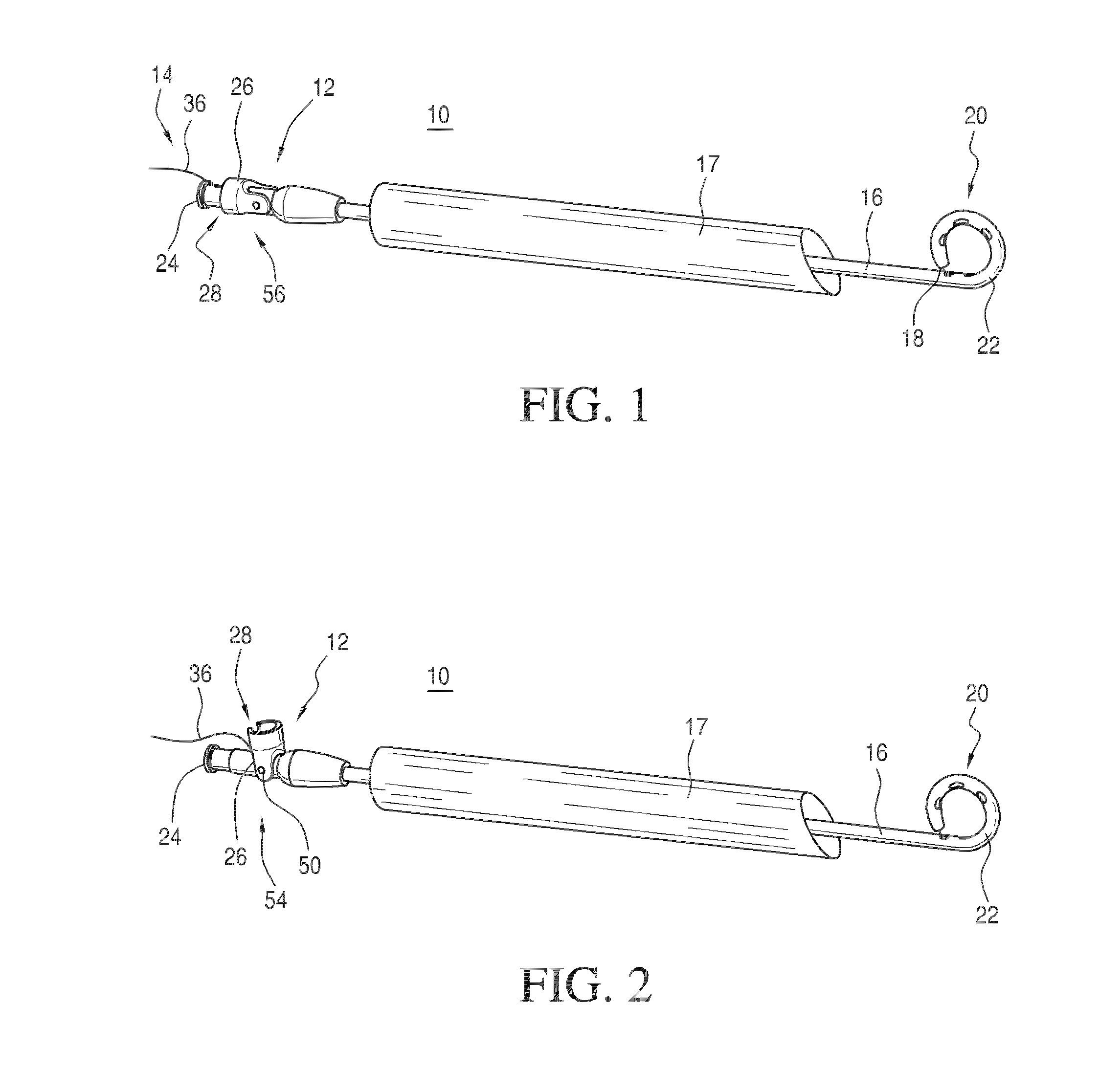 Locking assembly for a drainage catheter