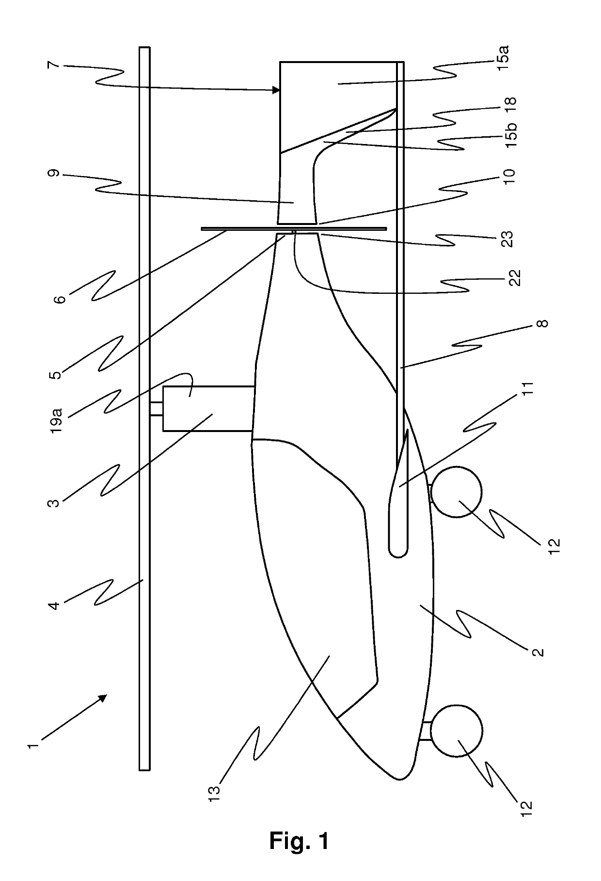 Autogyro with a streamlined outer contour