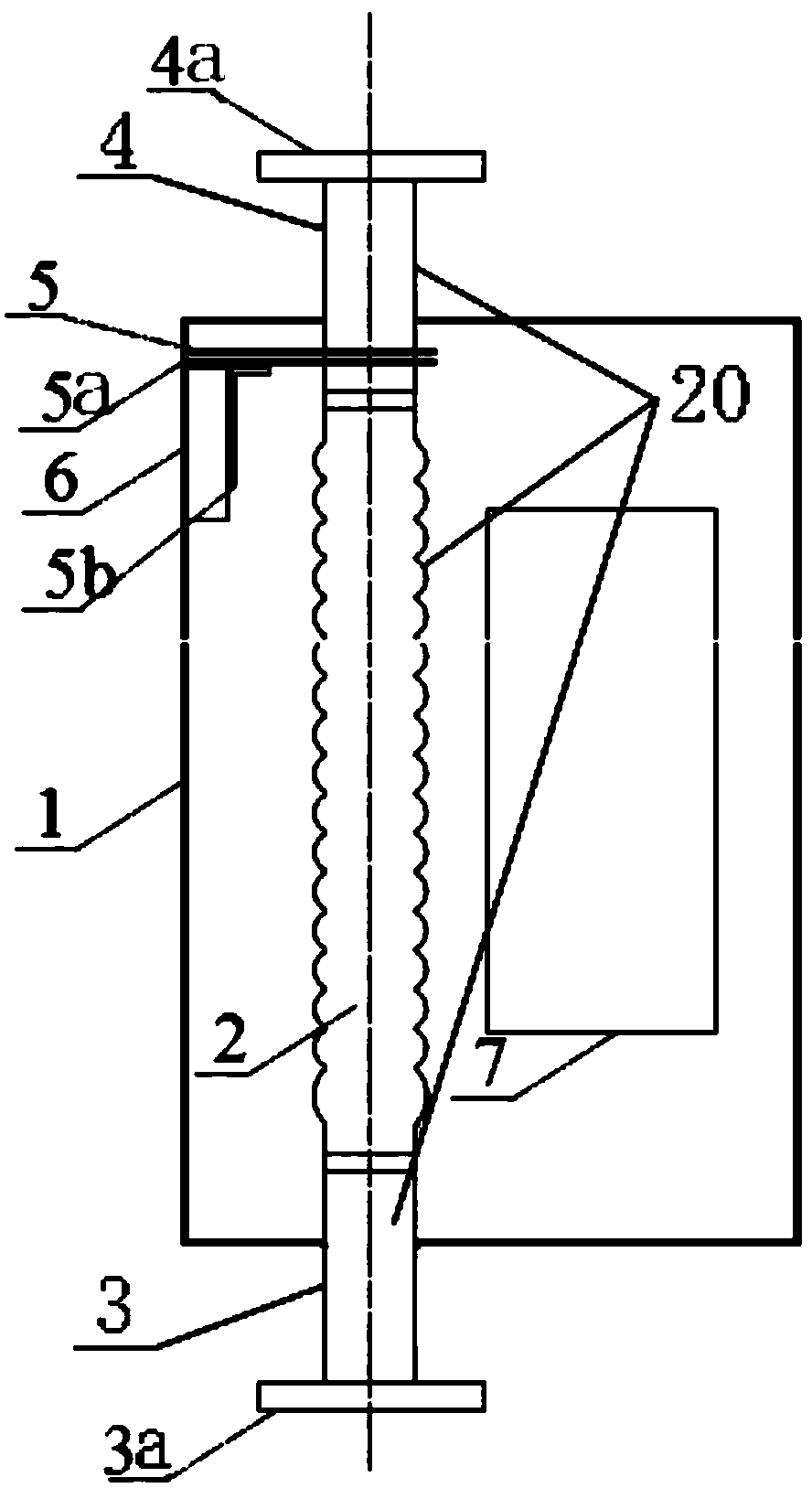 Telescopic joint for air supply of fermenting roller