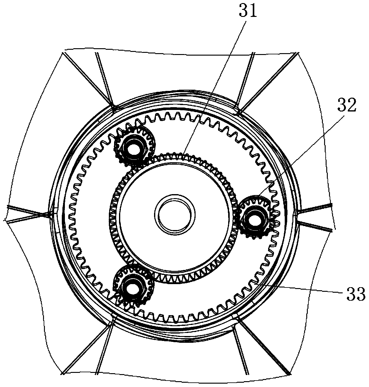 Double fan fan air supply system and air conditioner