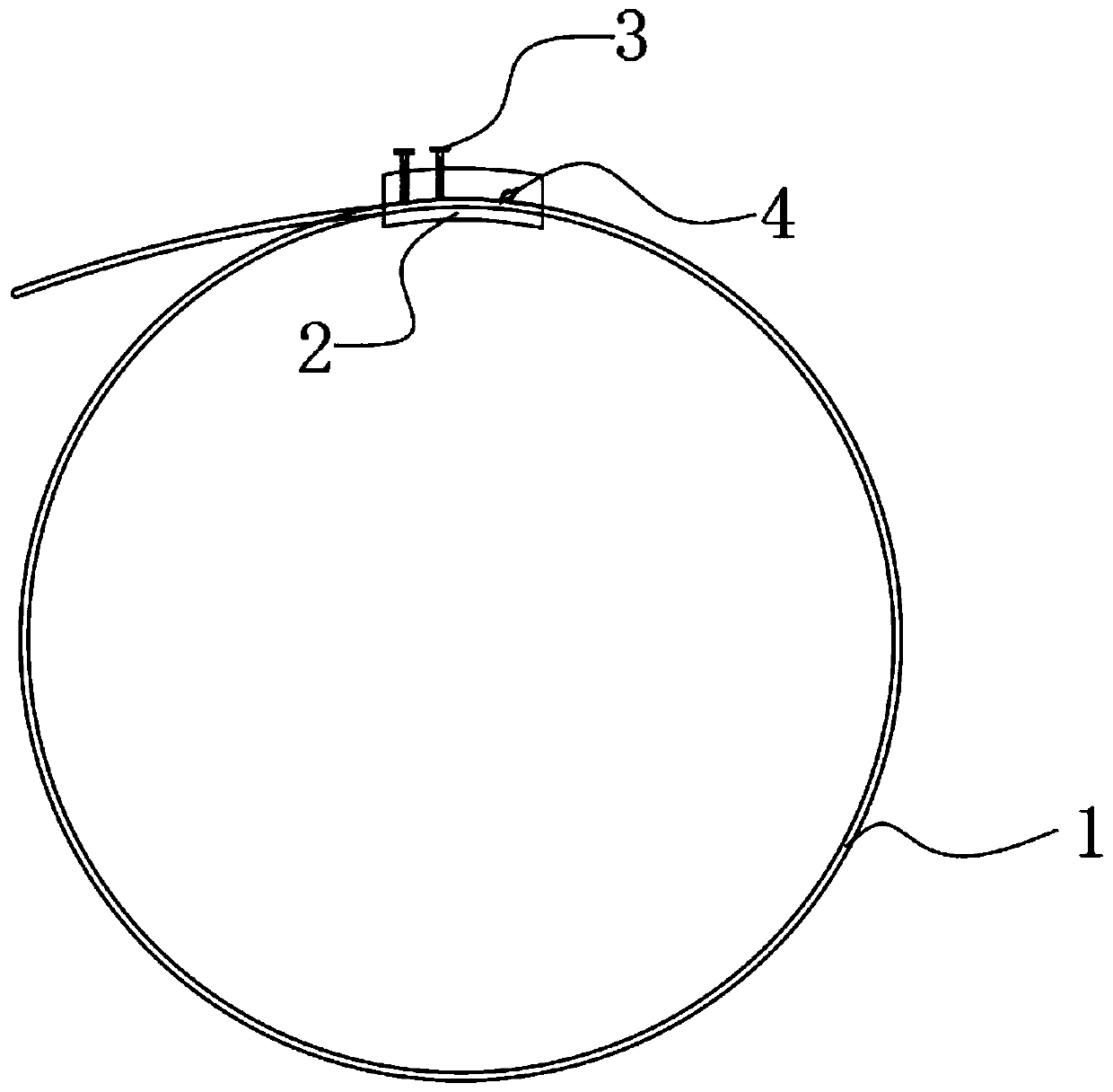 Locking belt for producing dibenzoyl methane