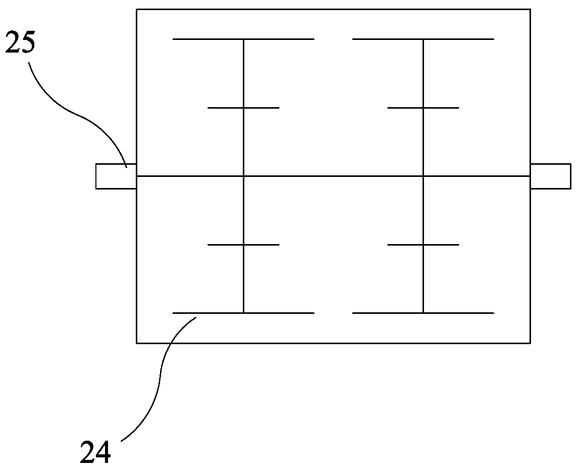 Dry anaerobic digestion complete device for multi-material combined fermentation and treatment method thereof