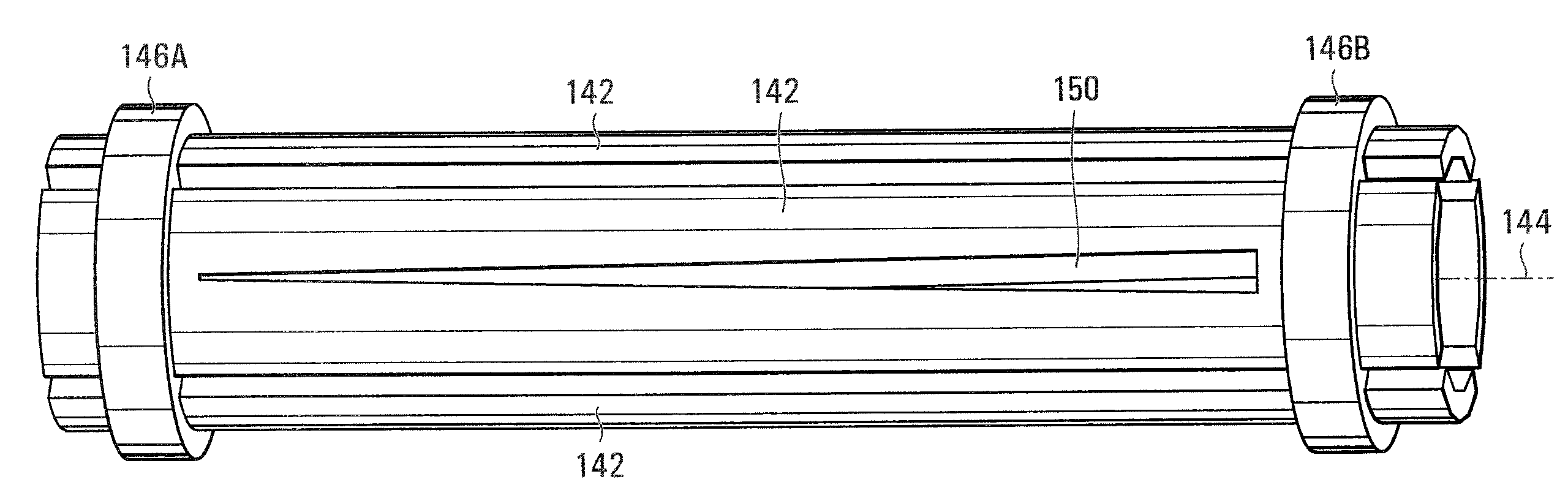 Mass spectrometer ion guide providing axial field, and method