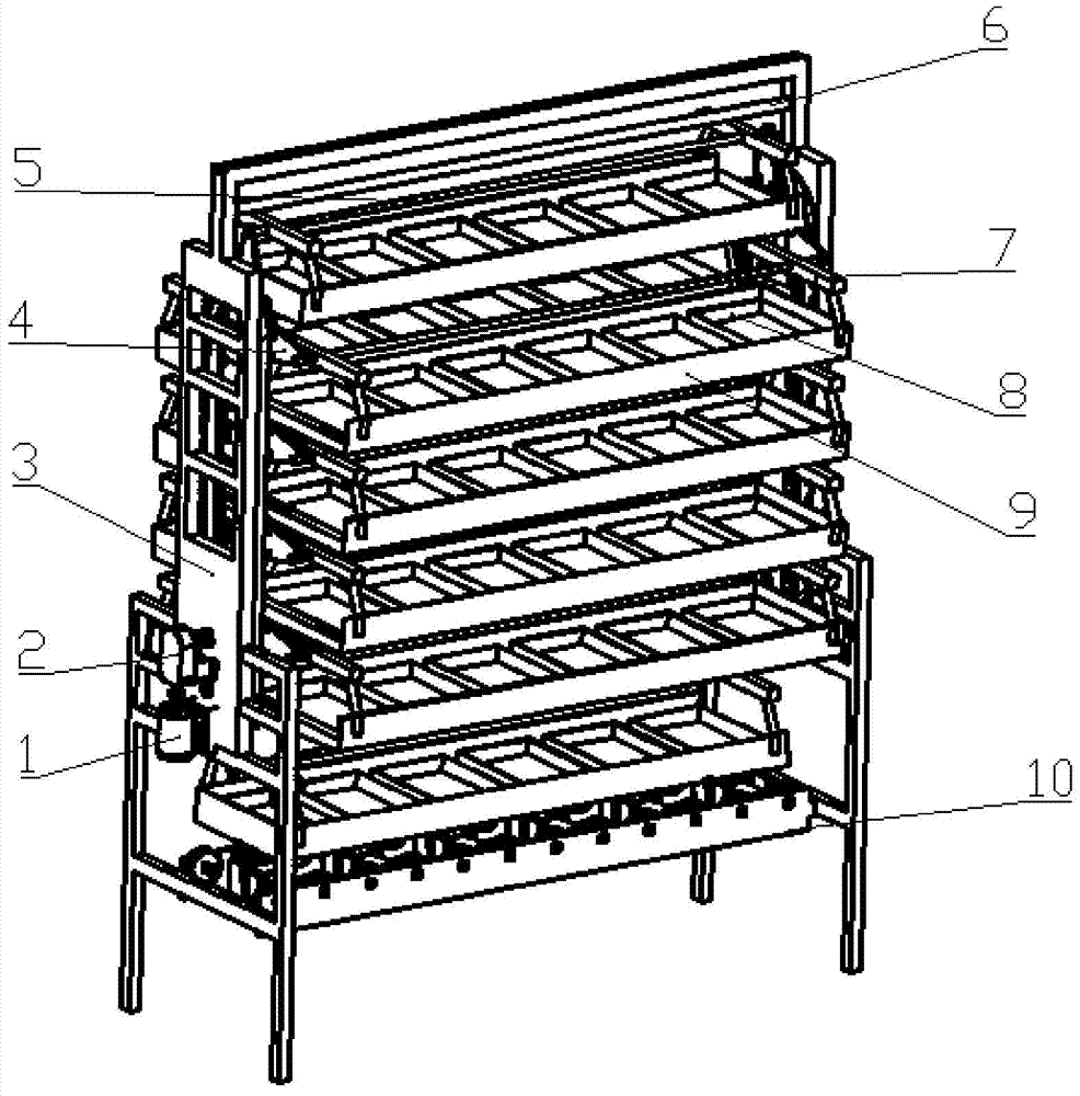 A circular mobile multi-row seedbed system