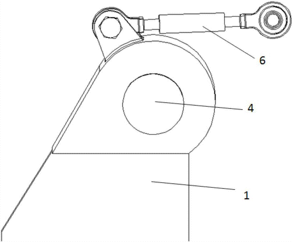 Crossed downwards-reversed airfoil folding mechanism