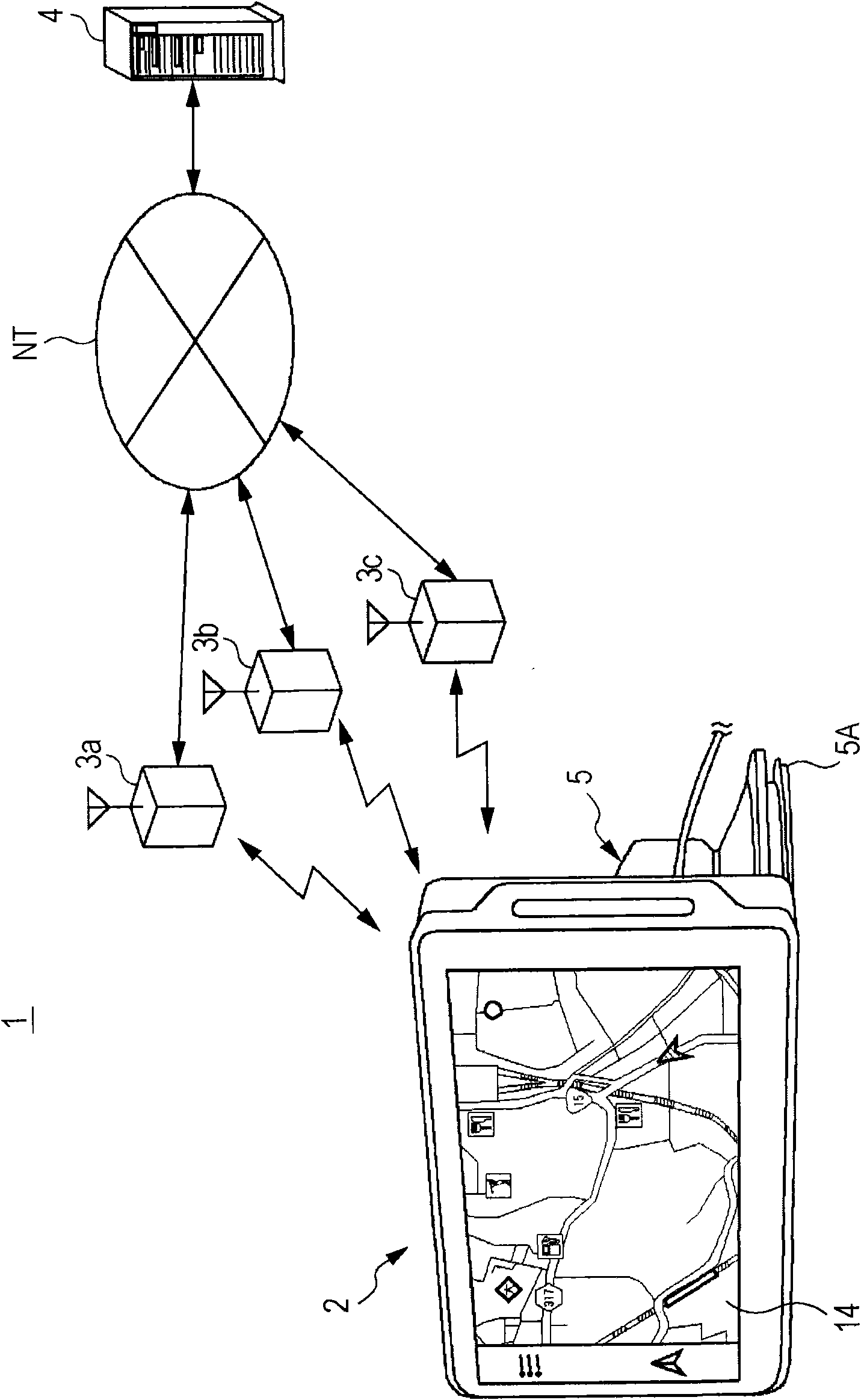 Guide route distribution device and guide route distribution method