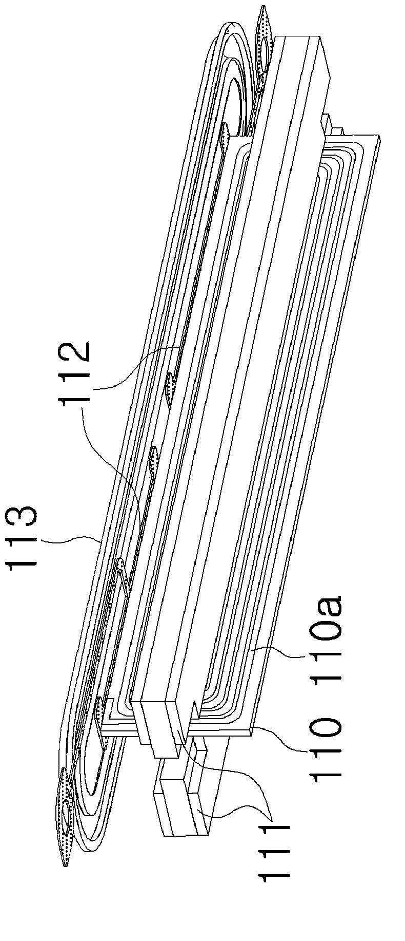 Flat type speaker having vibration-lead plate of PCB voice coil plates