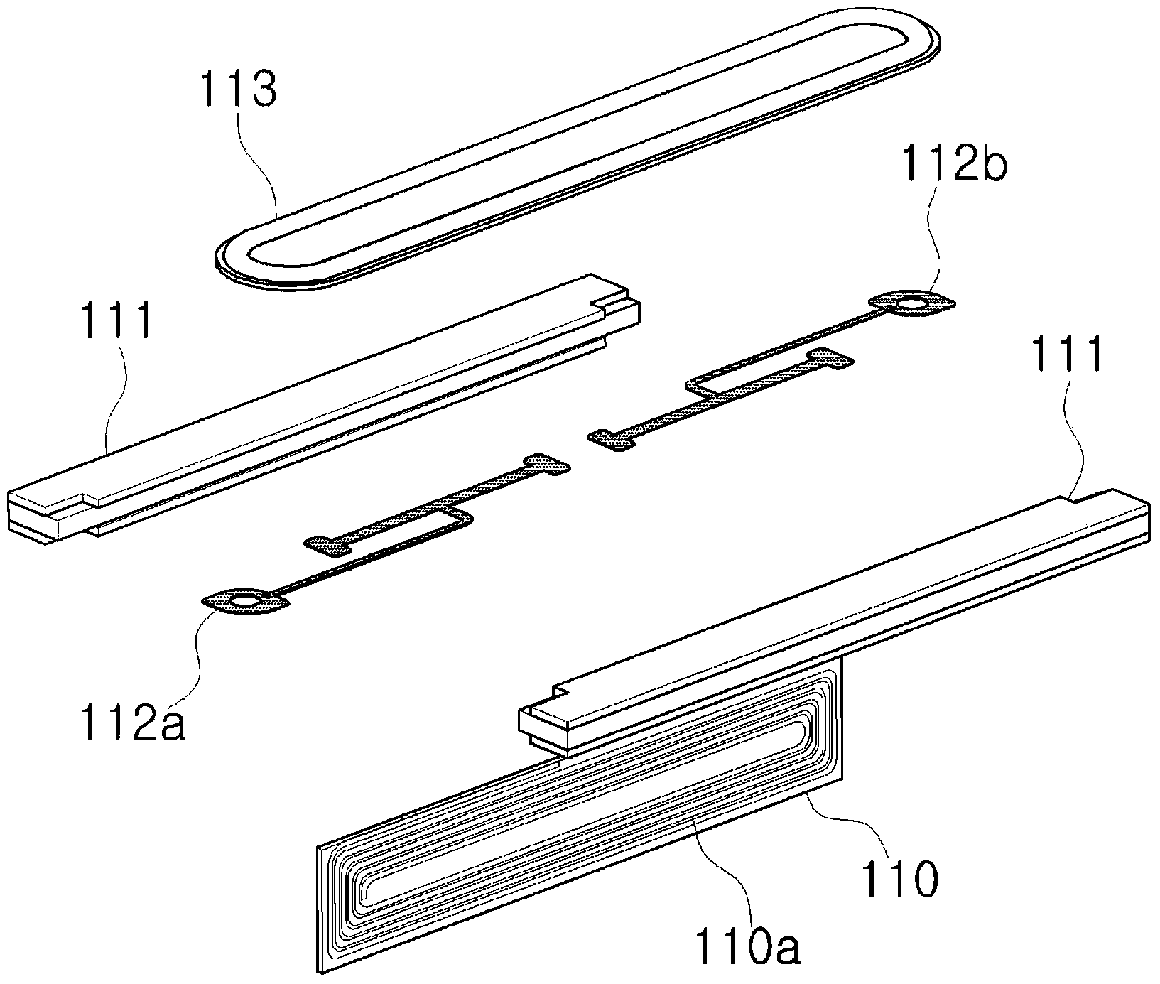 Flat type speaker having vibration-lead plate of PCB voice coil plates