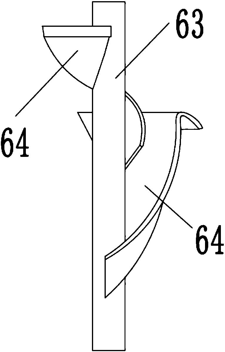 Gas-liquid separation device for mass transfer exchange