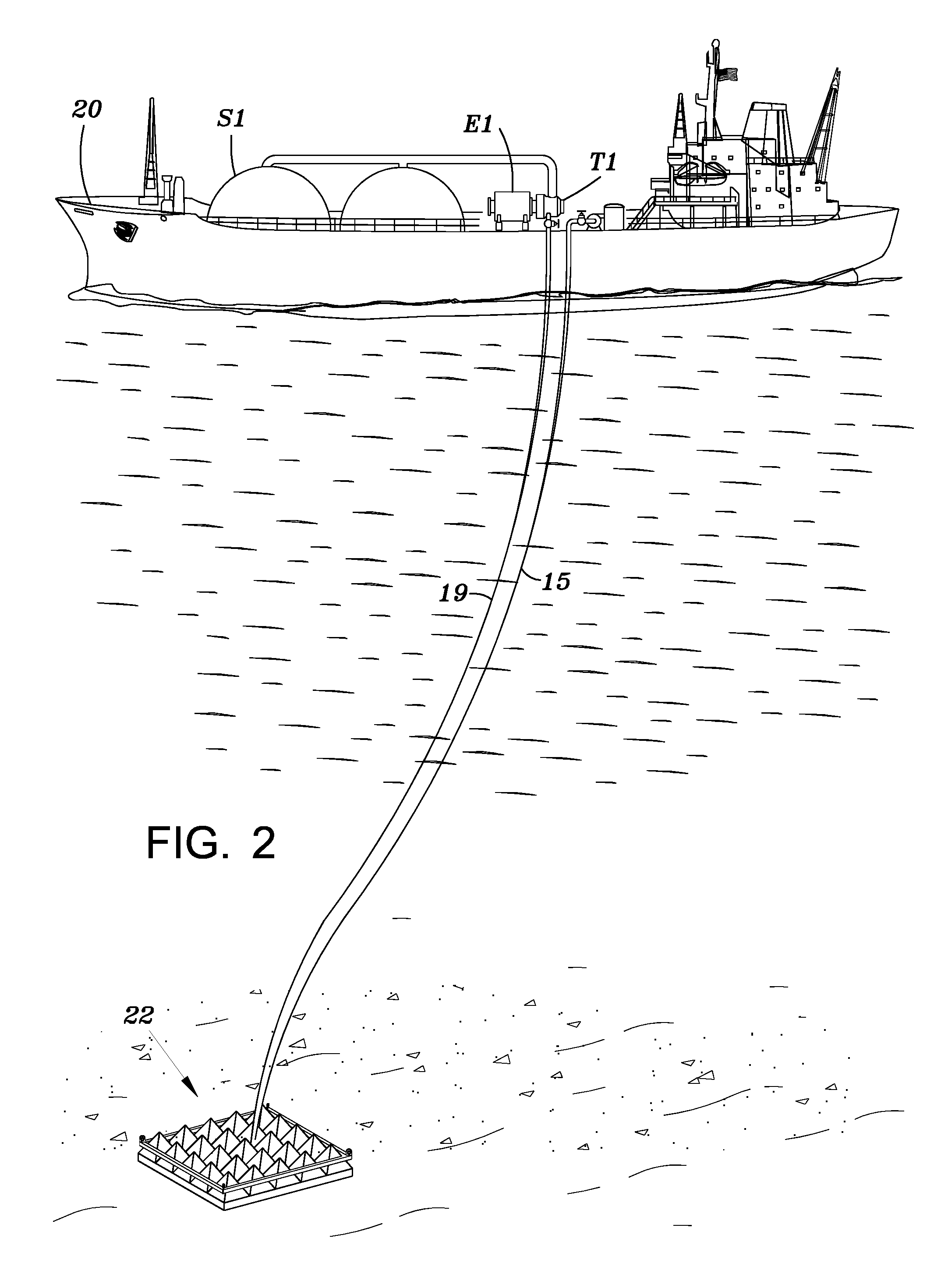 Method and apparatus for recovering methane from hydrate near the sea floor