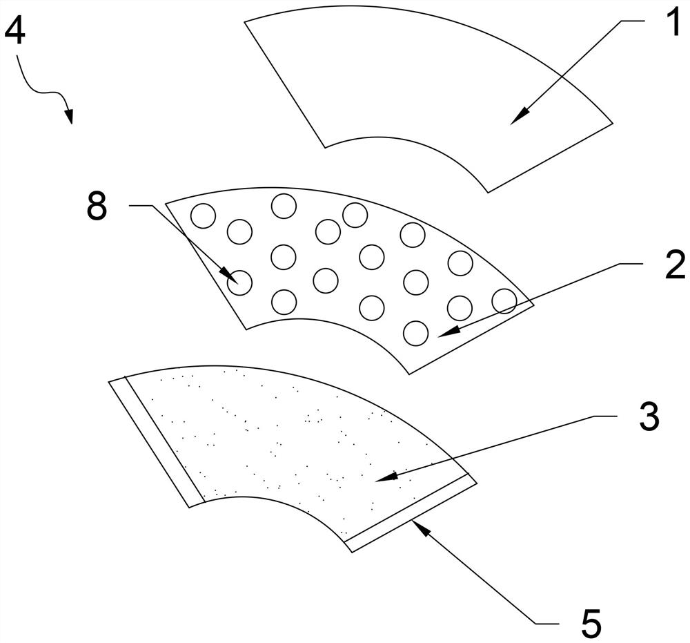 Disposable takeout heating and heat preservation paste