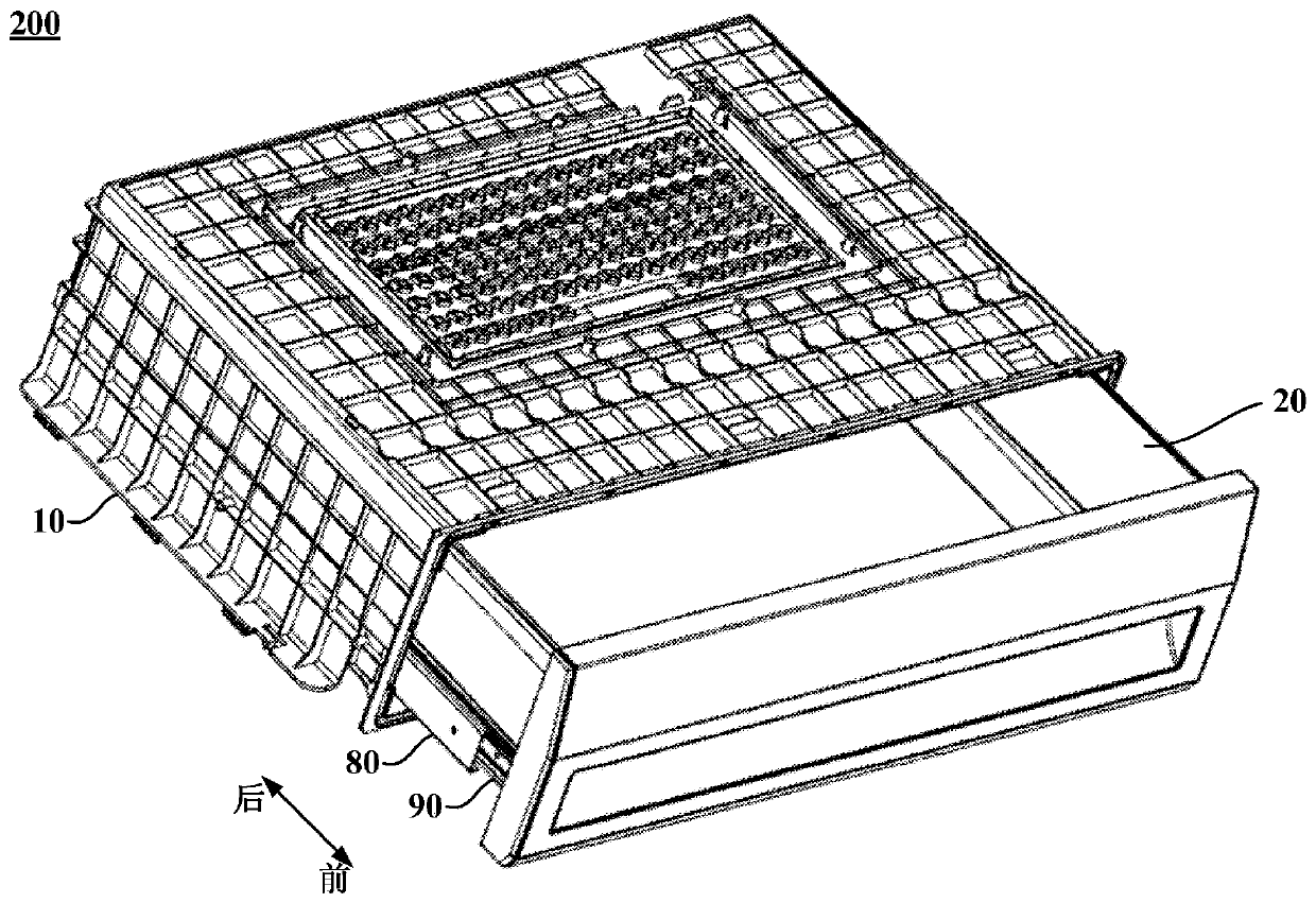 Refrigerator freezer and its drawer assembly