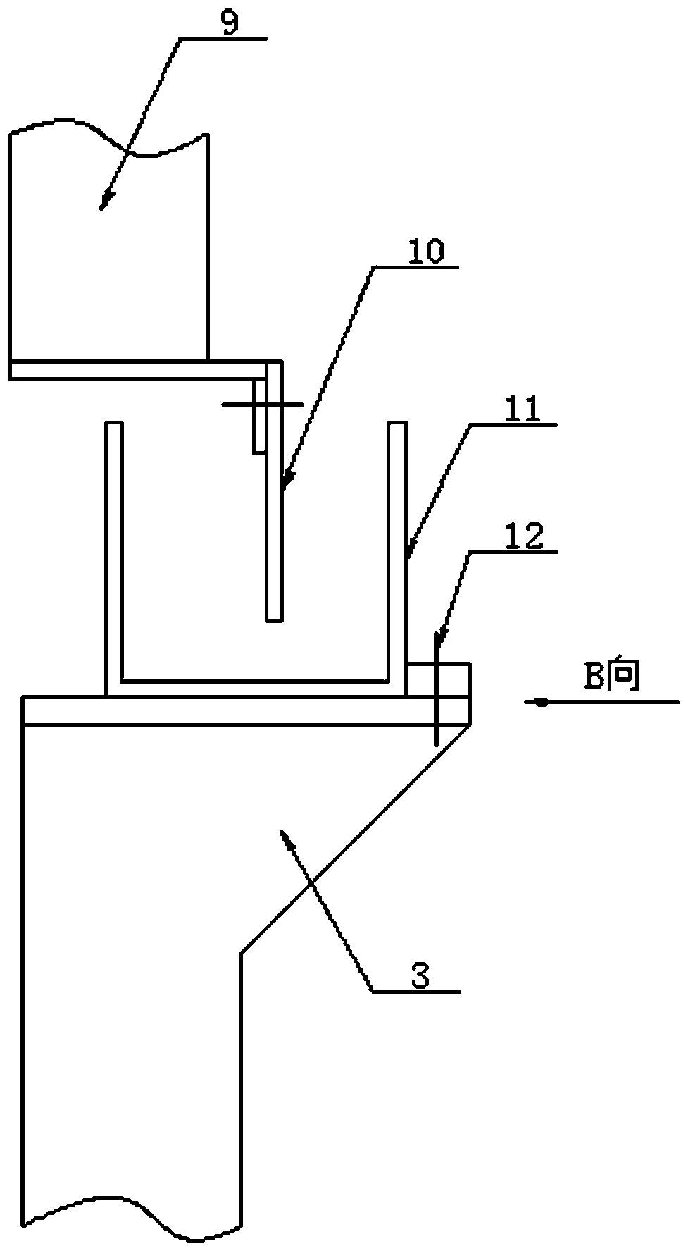 Power generation type annular cooler sealing structure