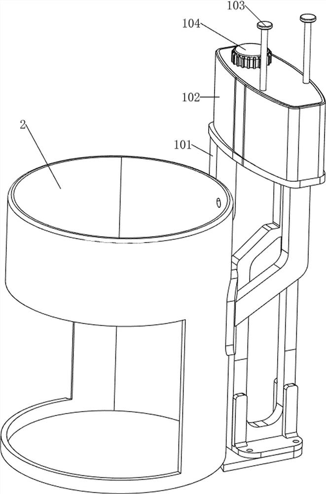 Vomitus collecting device for department of hepatobiliary medicine