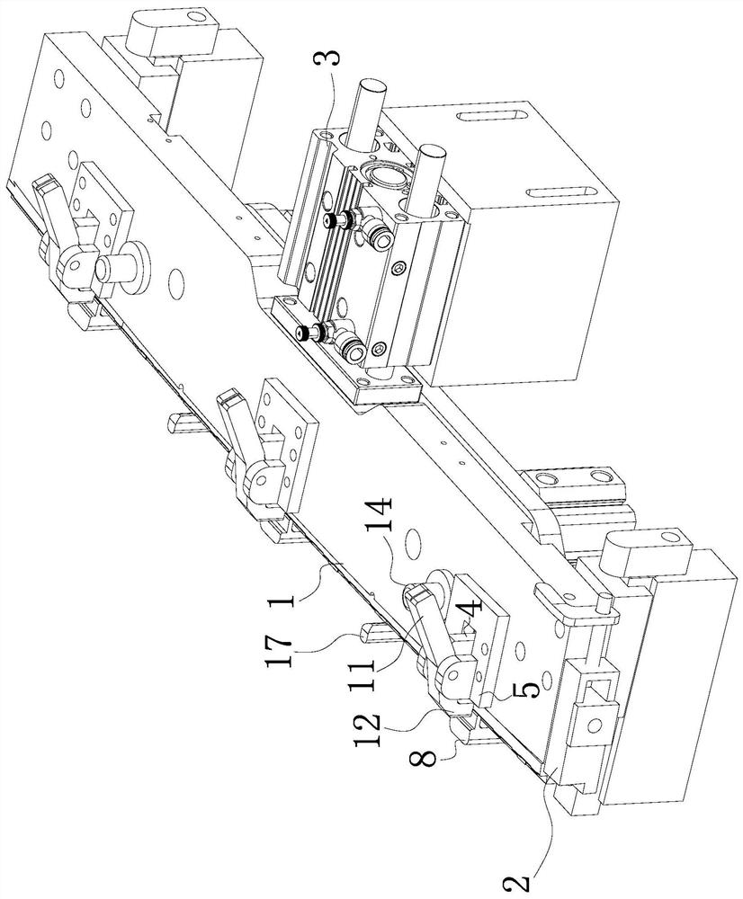 A feeding and clamping mechanism