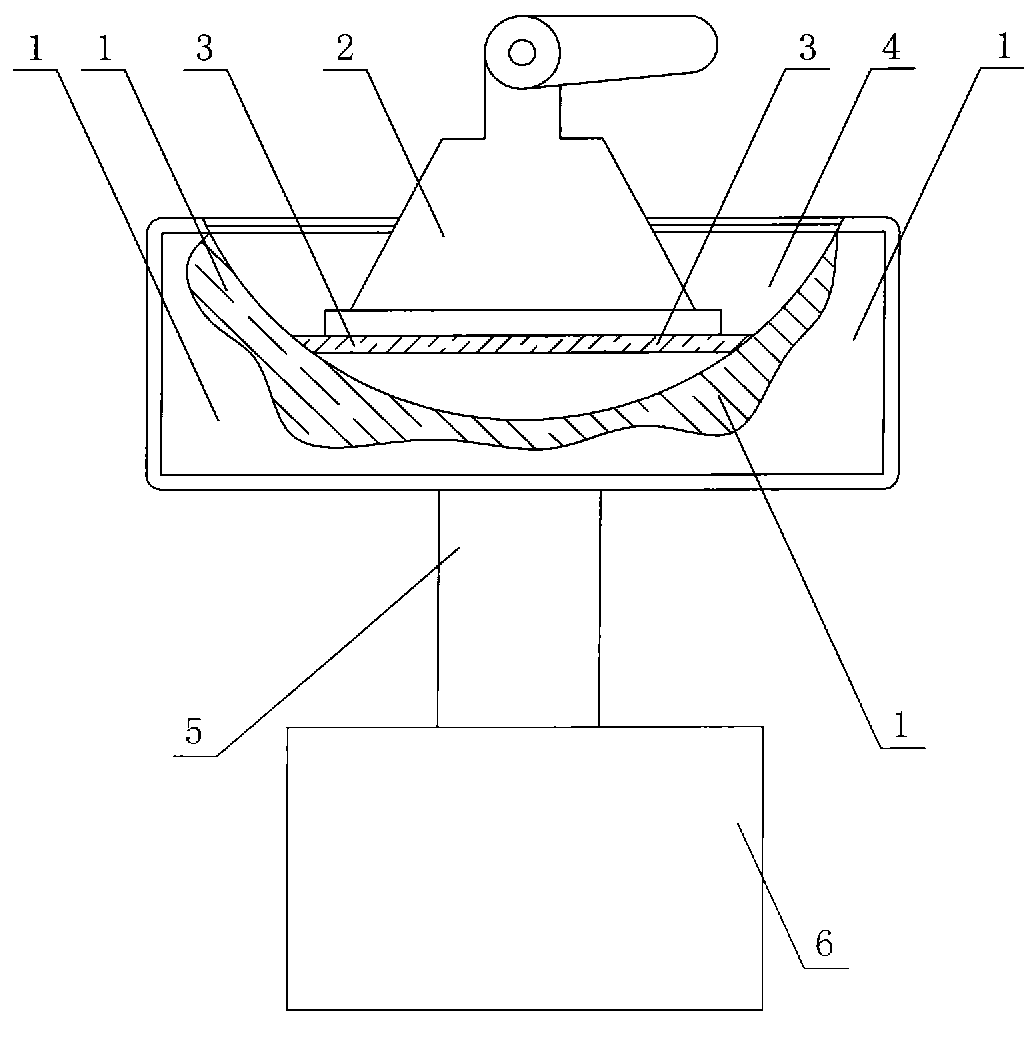 Large-diameter crystal wafer chamfering tool and chamfering method thereof