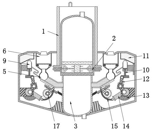 A kind of closed circulation method sponge titanium production equipment with simple operation