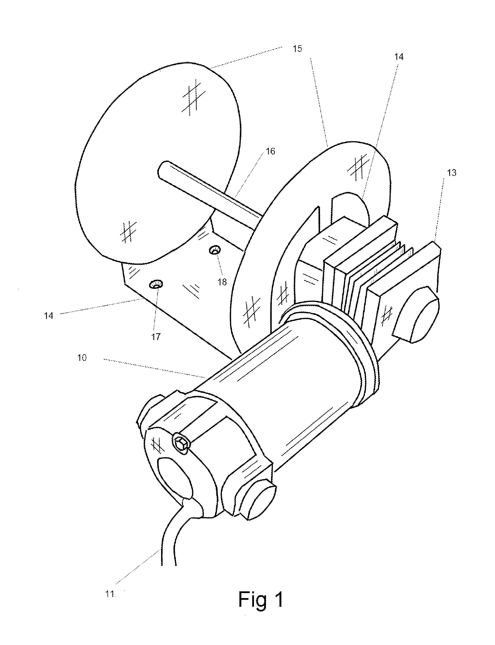 Boat anchor winch