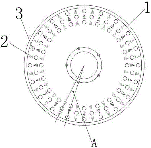 Double disc opener coupling bionic disc structure