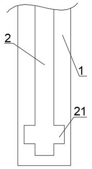 A connection mechanism for component installation of a power cabinet cabinet structure