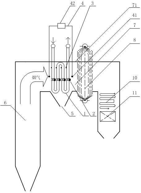 Deashing device and method for waste incineration boiler and biomass boiler
