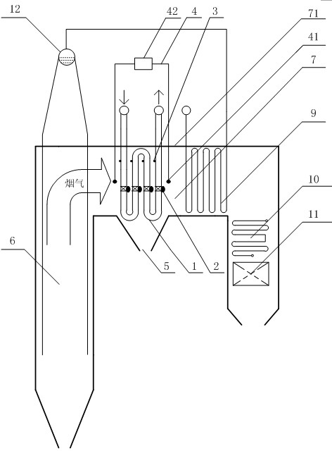 Deashing device and method for waste incineration boiler and biomass boiler