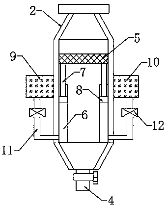 Reaction tower for preparing vinyl dichloro-alkane