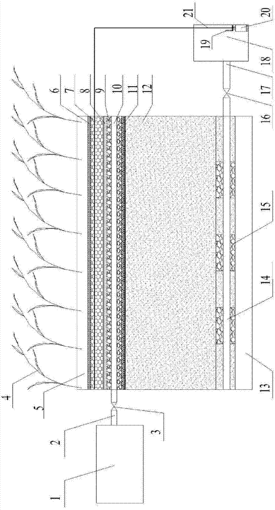 Minimally invasive excavated multimedium underground percolating in-situ recharge underground water treatment device