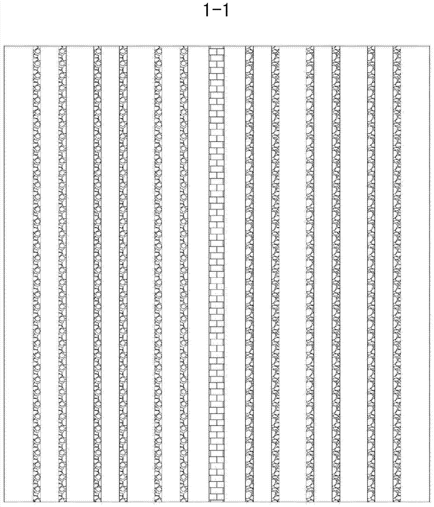 Minimally invasive excavated multimedium underground percolating in-situ recharge underground water treatment device