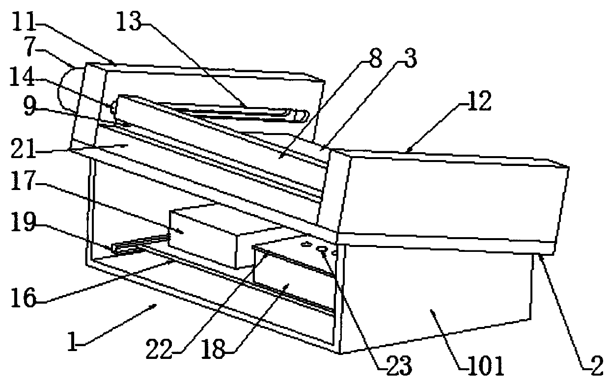 Solar power generation photovoltaic panel with automatic cleaning device