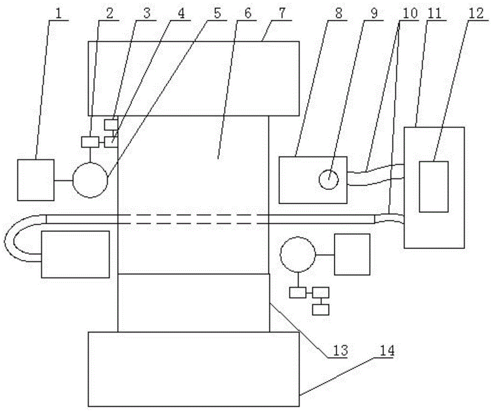 Plastic-coating and heating device for large-diameter plastic-coated composite steel pipe