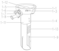 Abdominocentesis stitching instrument