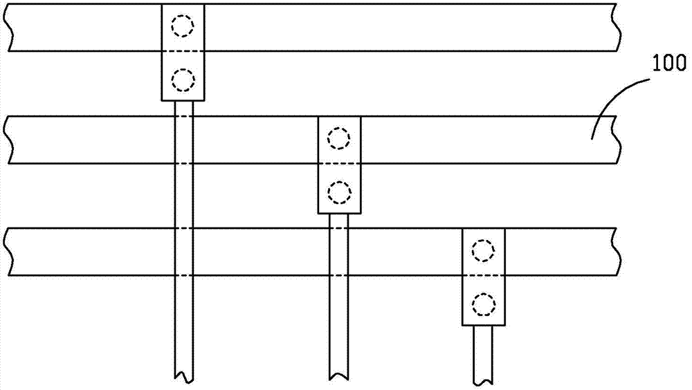 Antistatic structure of array substrate