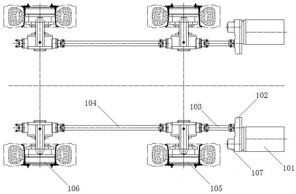 Safety Wheel Brake Shuttle Traveling System