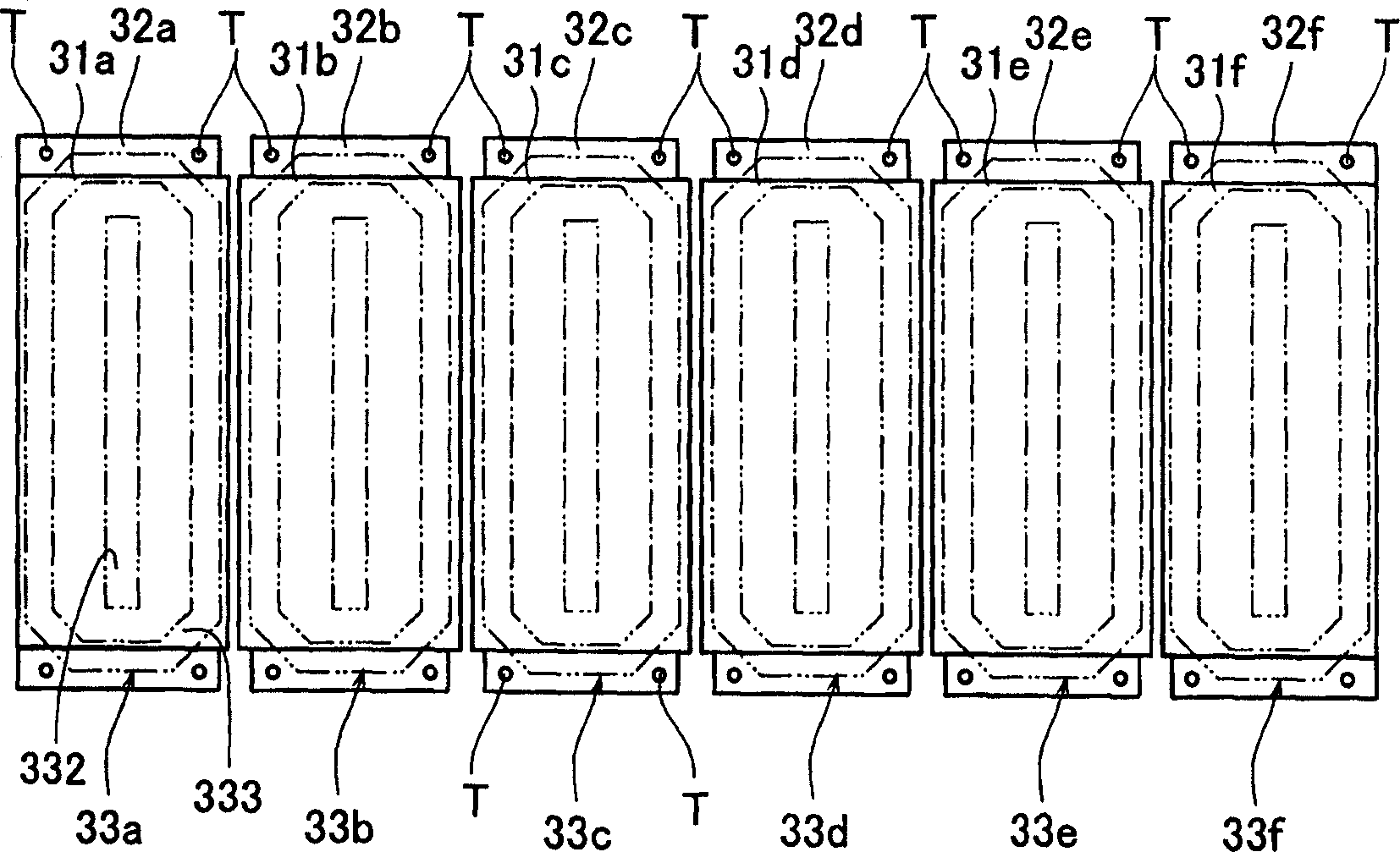 Target assembly and sputtering device with target assembly