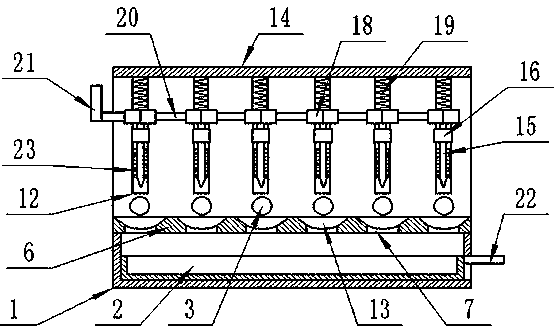 An easy-to-clean pearl drilling device