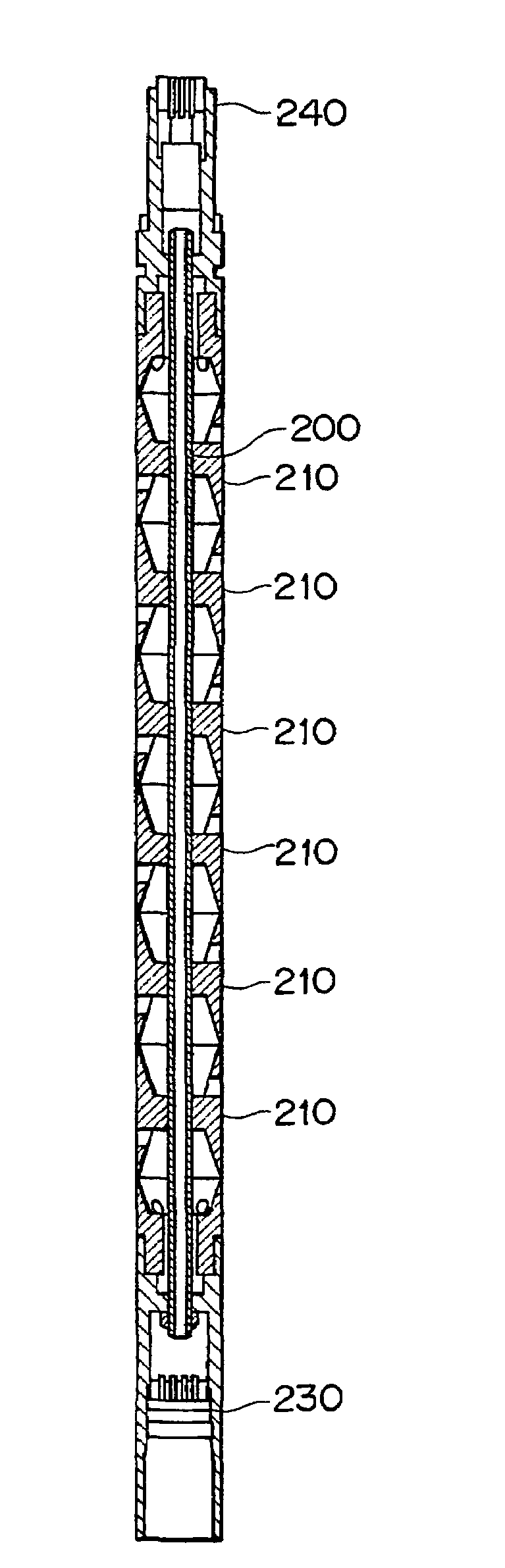 Sonic logging tool including receiver and spacer structure