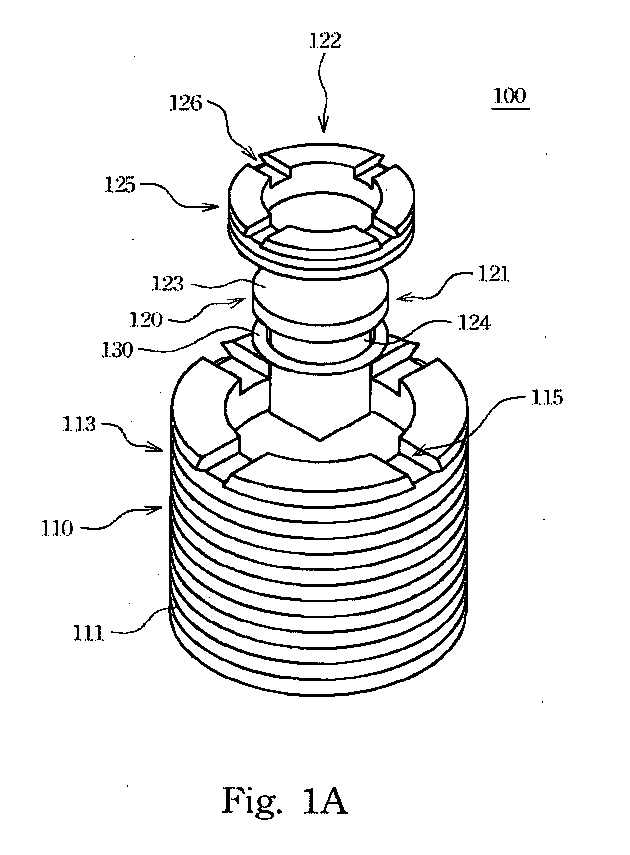 Skull endosseous implant and kit containing the same