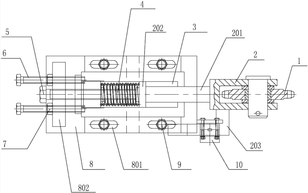 Tensioning chain wheel and chain breaking detection device