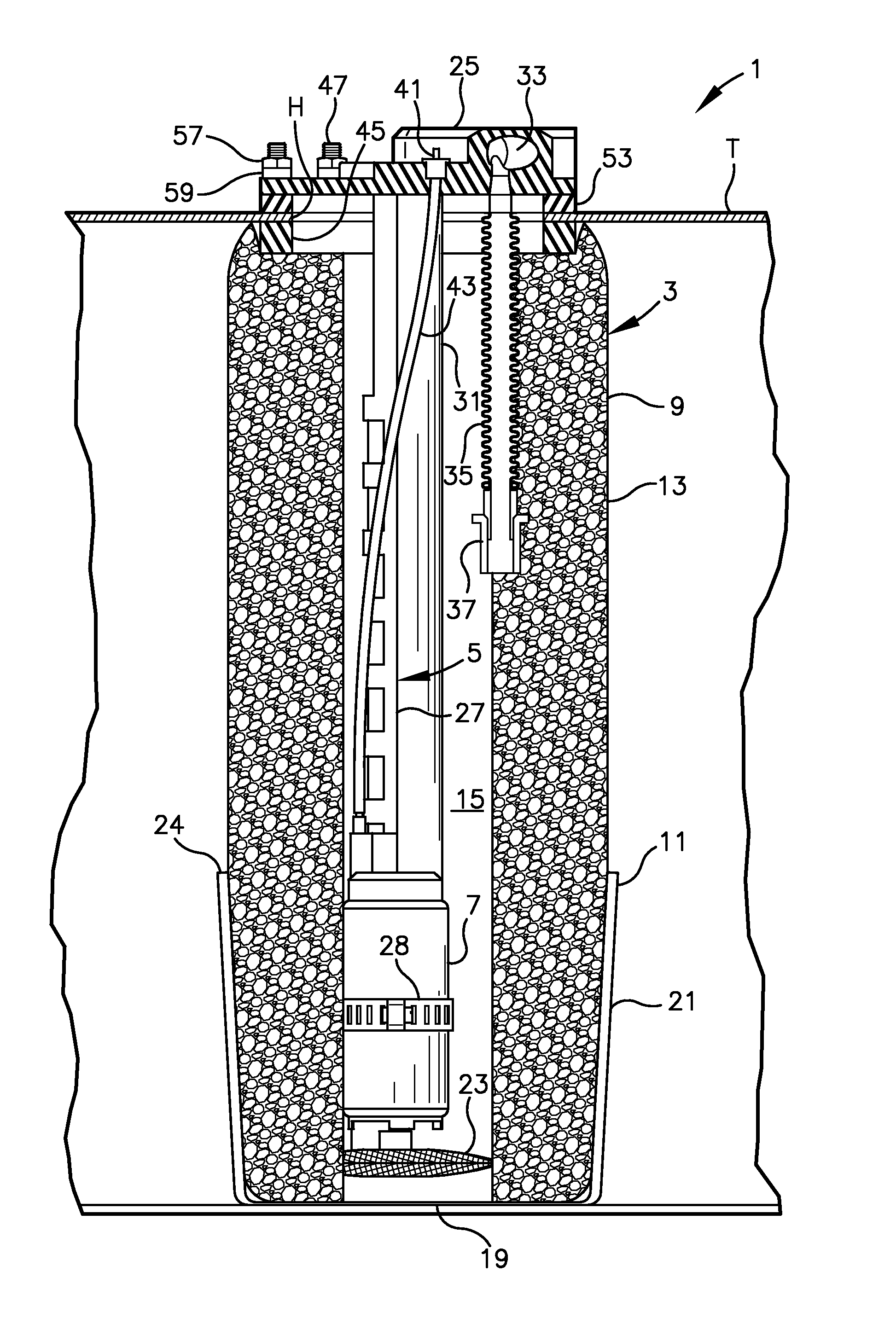 Apparatus and method for modifying a fuel tank to accept an in-tank fuel pump